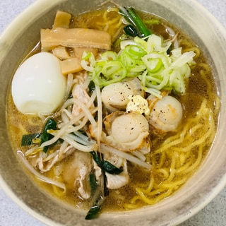 ベビーホタテ入りラーメン